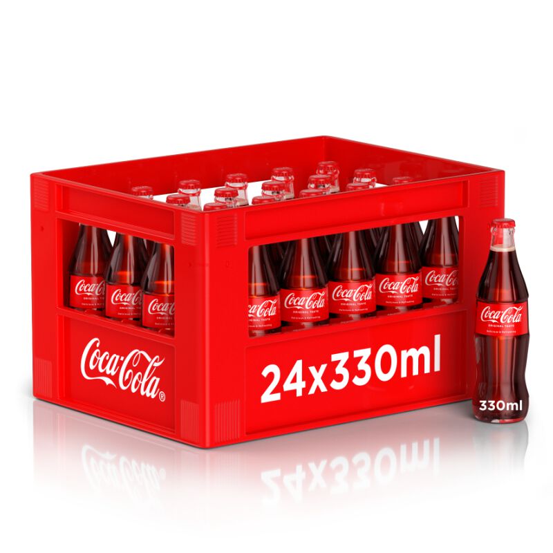 Bouteille Coca Cola zéro en verre 25 cl
